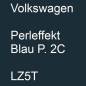 Preview: Volkswagen, Perleffekt Blau P. 2C, LZ5T.